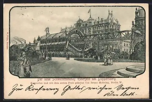 AK Elberfeld am Doppersberg, Der neue Schwebebahnhof