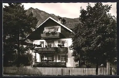 AK Oberammergau, Hotel Haus Josef Haser-Kratz, Eugen-Papst-Strasse 6