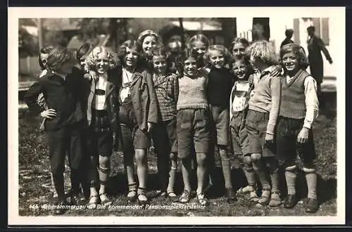 AK Oberammergau, Passionsspiele, Die kommenden Passionsspieldarsteller