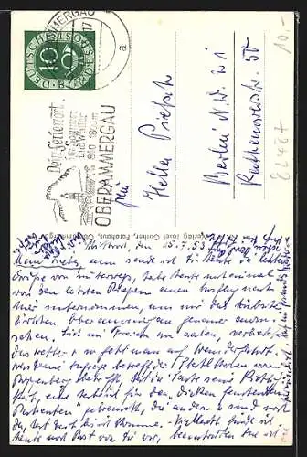 AK Oberammergau, Dorfstrasse