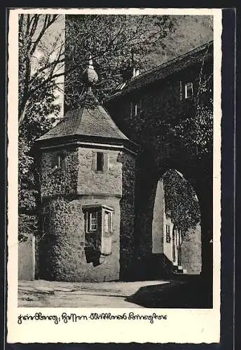 AK Friedberg /Hessen, Mittleres Burgtor