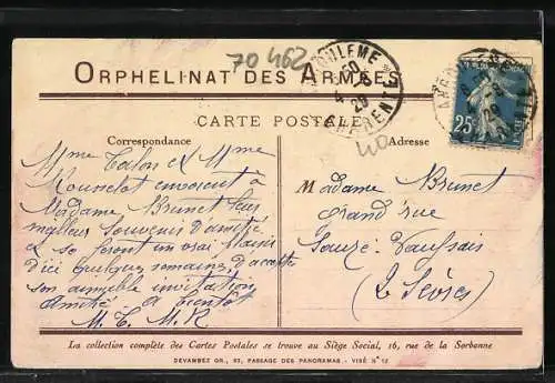 Künstler-AK Britischer Soldat in Uniform und schottische Soldatin