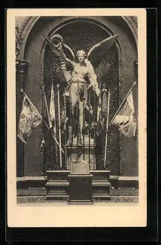 AK Berlin, Eroberte Fahnen aus dem Jahre 1914 im Zeughaus ausgestellt