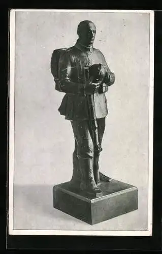 AK Denkmal eines Soldaten der Infanterie