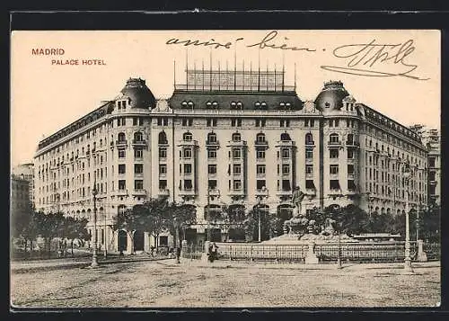 AK Madrid, Palace Hotel