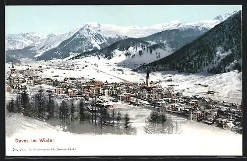 AK Davos, Ansicht im Winter