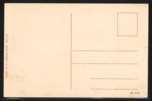 AK Arosa, Gesamtansicht im Bergidyll