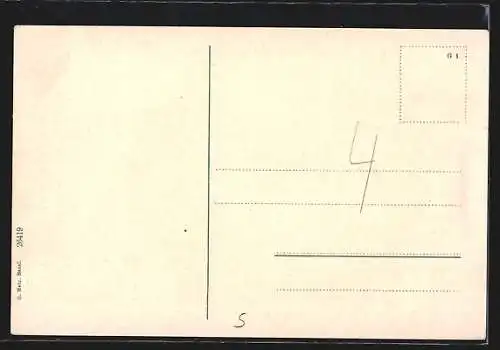 AK Basel, neue mittl. Rheinbrücke m. Strassenbahn