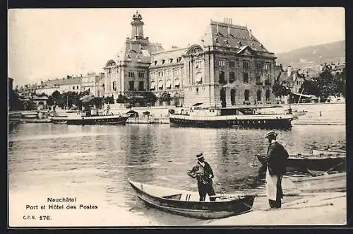 AK Neuchâtel, Port et Hôtel des Postes