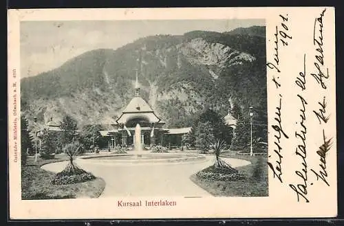 AK Interlaken, Blick auf den Kursaal