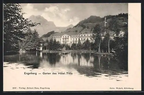 AK Engelberg, Garten des Hotel Titlis