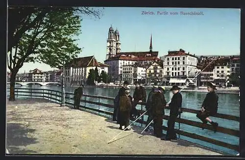 AK Zürich, Partie vom Bauschänzli