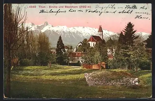 AK Thun, Kirche und Stockhorn