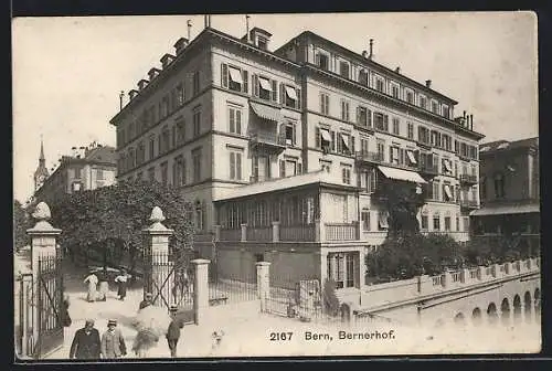 AK Bern, Hotel Bernerhof im Sonnenschein