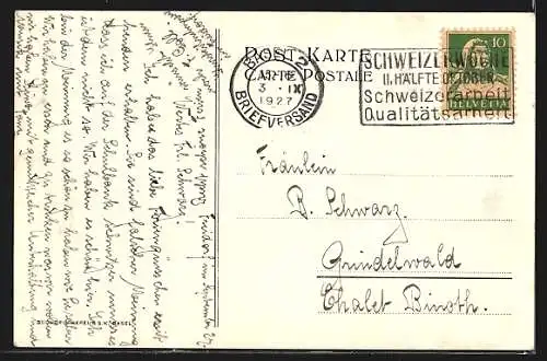 AK Freidorf bei Basel, Ansicht vom Genossenschaftshaus