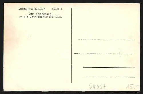 AK Köln, Pressastand des Advent-Verlags 1928