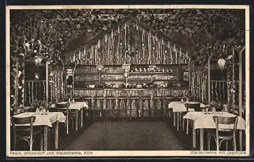 AK Köln, Winzerdorf und Waldschenke, Gr. Budengasse 3