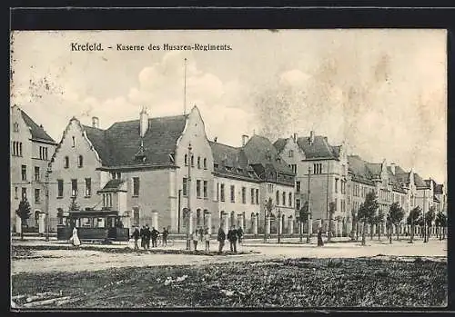 AK Krefeld, Kaserne des Husaren-Regiments