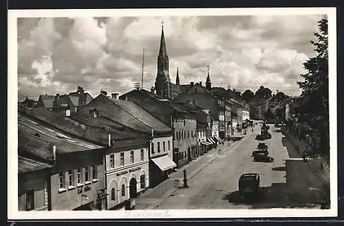 AK Zwiesel / Bayr. Ostmark, Blick zum Platz