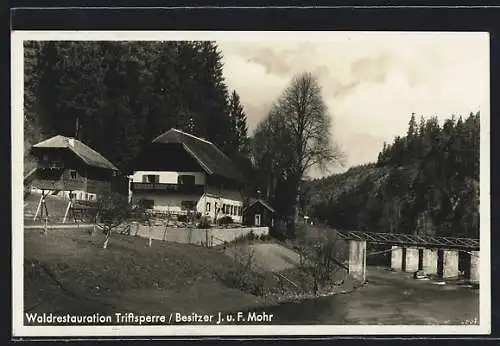 AK Passau, Gasthaus Triftsperre v. J. Mohr