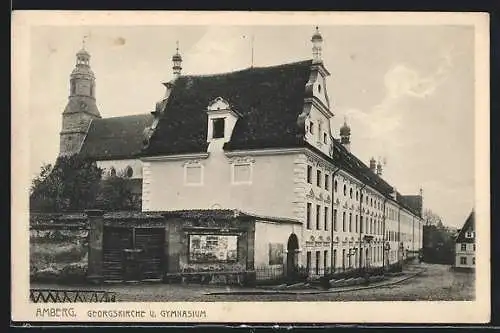 AK Amberg, Georgskirche und Gymnasium
