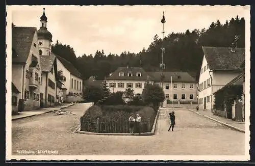 AK Wellheim, Marktplatz