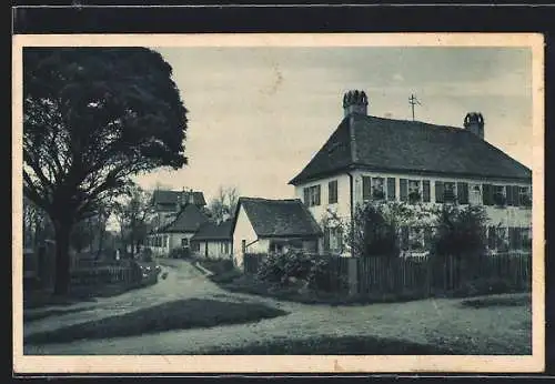 AK Triesdorf, Blick auf Doktorhaus u. Gastonhaus