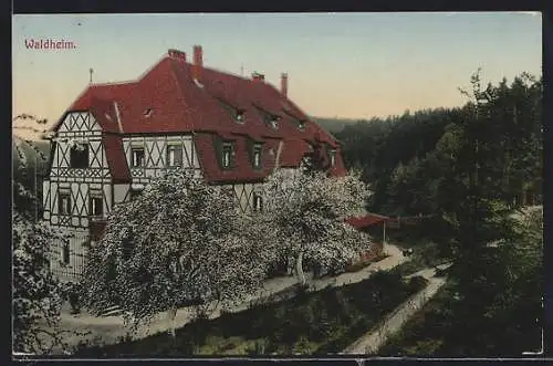 AK Oberdachstetten, Kurhotel Waldheim