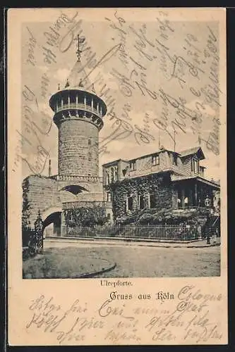 AK Köln-Neustadt, Strassenpartie an der Ulrepforte