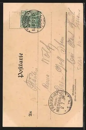 AK Köln-Neustadt, Strassenpartie an der Ulrepforte