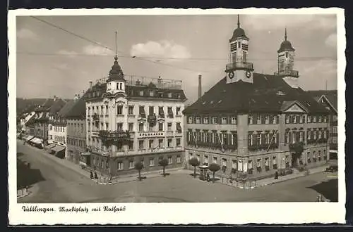 AK Tuttlingen, Marktplatz und Rathaus