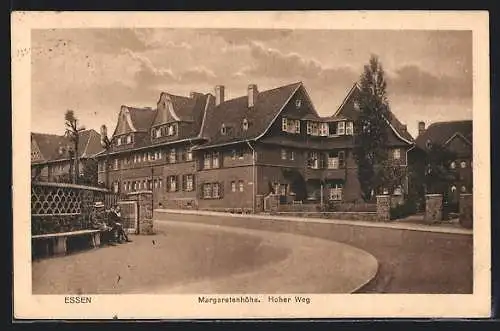 AK Essen, Hoher Weg in der Margaretenhöhe