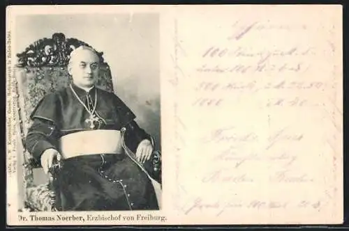 AK Freiburg / Breisgau, Erzbischof Dr. Thomas Noerber
