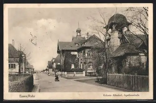 AK Essen /Ruhr, Kolonie Altenhof, Agathenstrasse