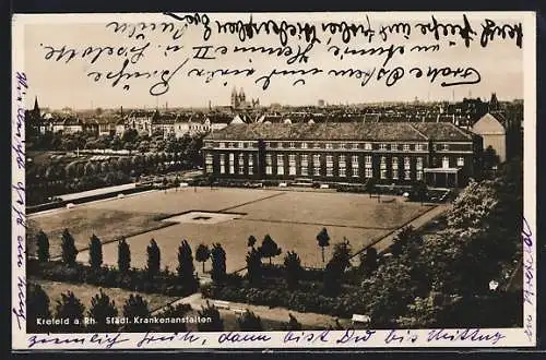 AK Krefeld a. Rh., Städt. Krankenanstalten