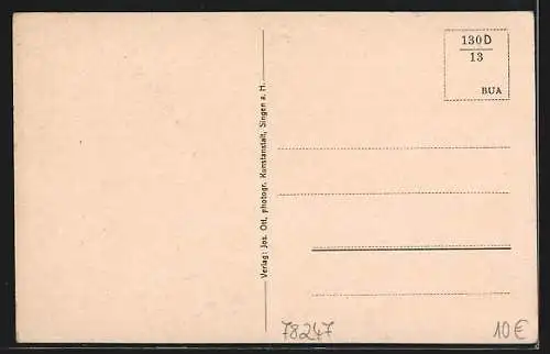AK Storzeln /Baden, Teilansicht mit Feld
