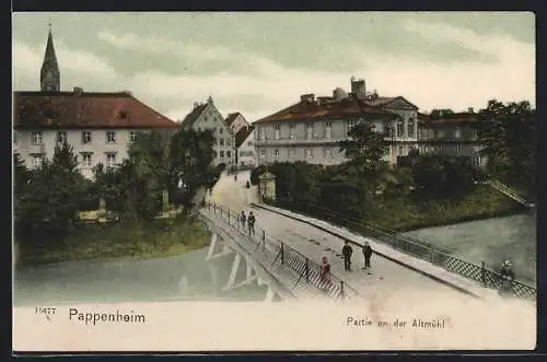 AK Pappenheim / Altmühl, Partie an der Altmühl