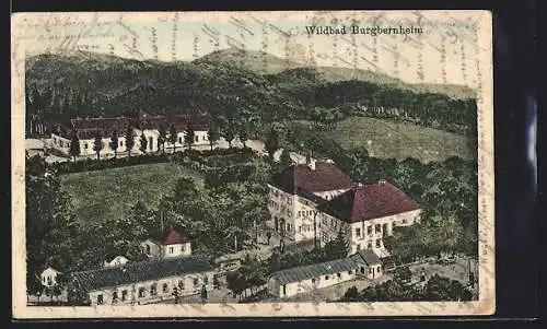 AK Burgbernheim, Teilansicht vom Wildbad