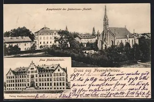 AK Neuendettelsau, Diakonissen-Anstalt und Neue Mädchenschule