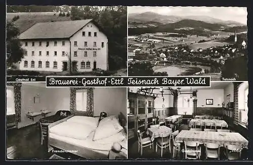 AK Teisnach /Bayer. Wald, Brauerei-Gasthof Gg. Ettl
