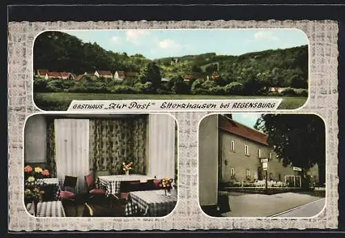 AK Etterzhausen bei Regensburg, Gasthaus Zur Post