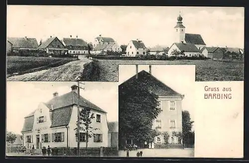 AK Barbing, Gasthaus, Gebäudeansicht, Teilansicht