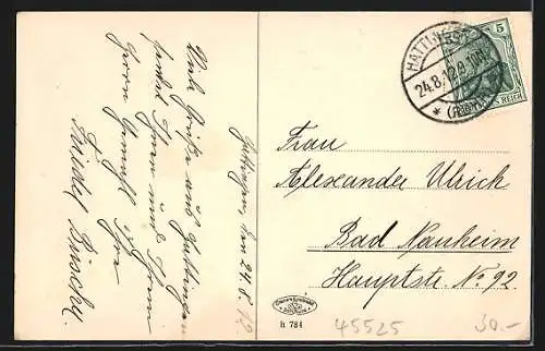 AK Hattingen / Ruhr, Roonstrasse mit Büchergeschäft