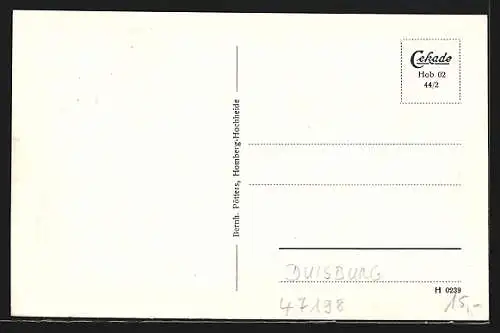 AK Homberg-Hochheide, Mörserstrasse mit Geschäften