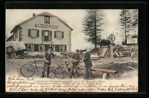 AK Herberge an der deutsch-französischen Grenze auf der St. Diedeler Höhe