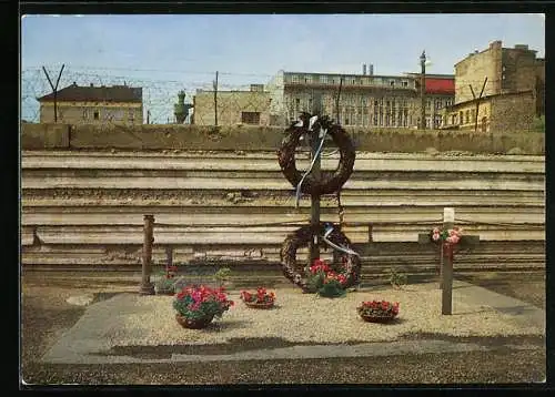 AK Berlin, Mahnmal Peter Fechter an der Grenze