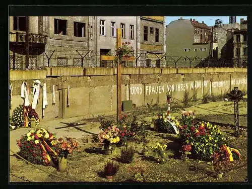 AK Berlin, Mahnmal Peter Fechter am Checkpoint Charlie