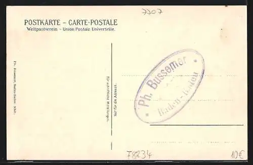 AK Engen, Teilansicht mit Kirche