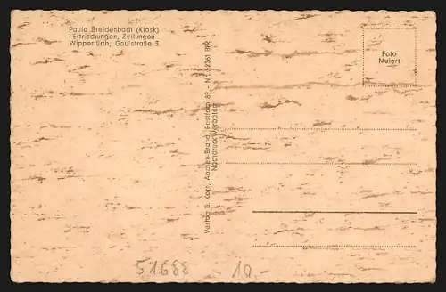 AK Wipperfürth /Rhld., Jugendherberge, Neyetalsperre, Teilansicht mit Kios Breidenbach, Gaulstrasse 3