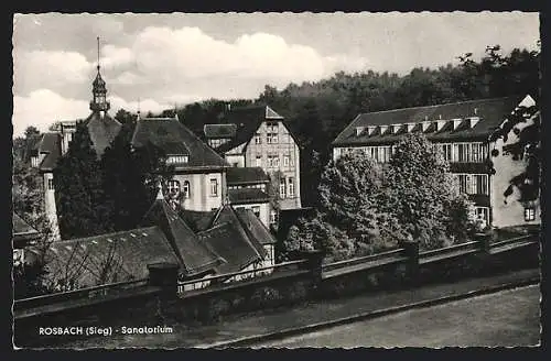 AK Rosbach /Sieg, Blick auf das Sanatorium